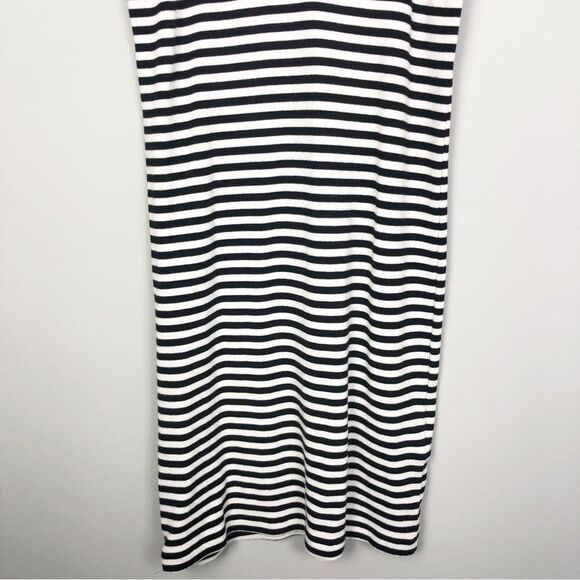 TOPSHOP | Striped Black & White Dress Rainbow Accent Bodycon Women’s Size 6 - Picture 5 of 12